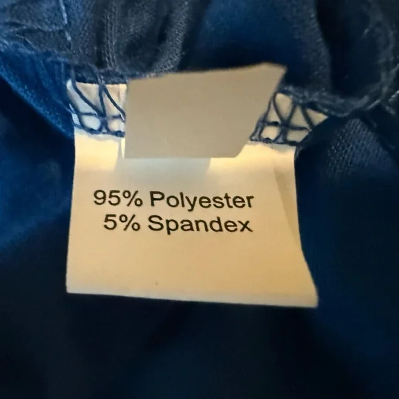 Blue Sleeveless Button-Down Dress - Picture 7 of 7